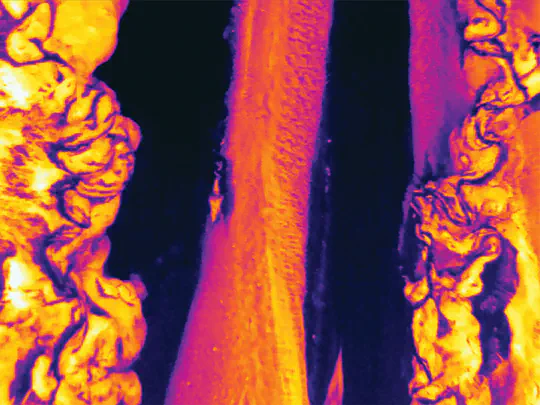 Thermal imagery in glaciology